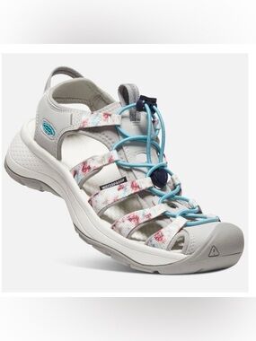 KEEN Women's Astoria West Sandals Vapor/Porcelain Hiking Outdoor Size 8